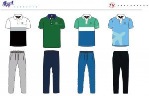 团体服装定制案例之腾宇MILAN米兰物流服装案例款式